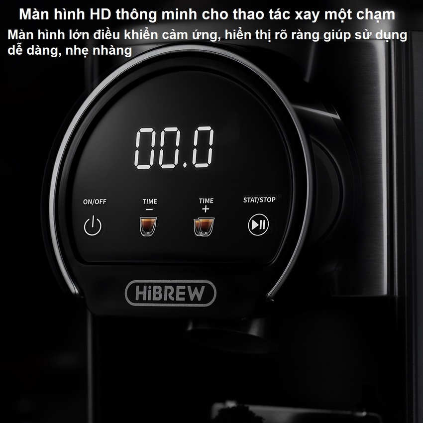 Máy xay hạt cà phê Espresso chuyên nghiệp. Thương hiệu Mỹ cao cấp HiBREW - G3 Plus. HÀNG CHÍNH HÃNG