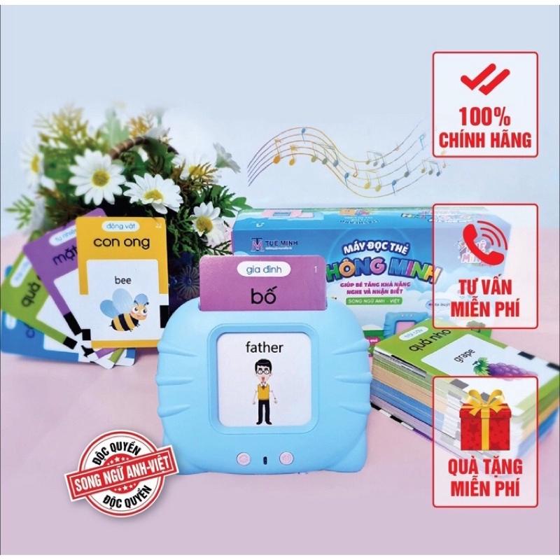 Máy Đọc thẻ Song Ngữ Anh - Việt Flashcard 112 Thẻ 224 Từ vựng Giúp Bé Tăng Khả Năng Nghe Và Nhận Biết Từ