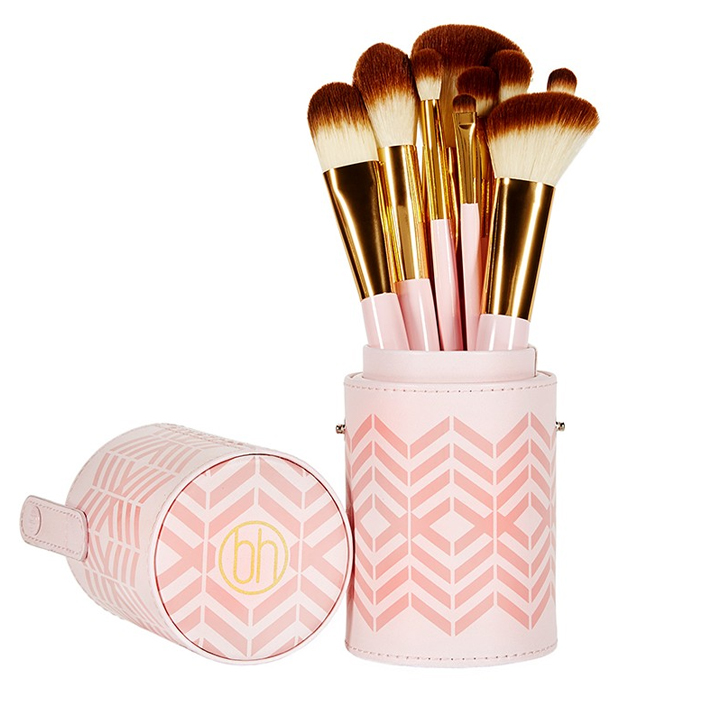 Bộ Cọ Trang Điểm 10 Cây - BH COSMETICS Pink Perfection 10 Piece Brush Set