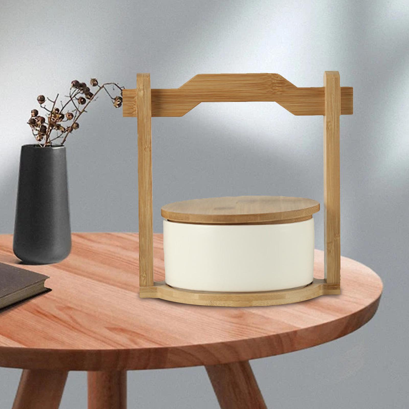 Dessert Cake Stand Countertop Storage Container with Handle and Lid for Home