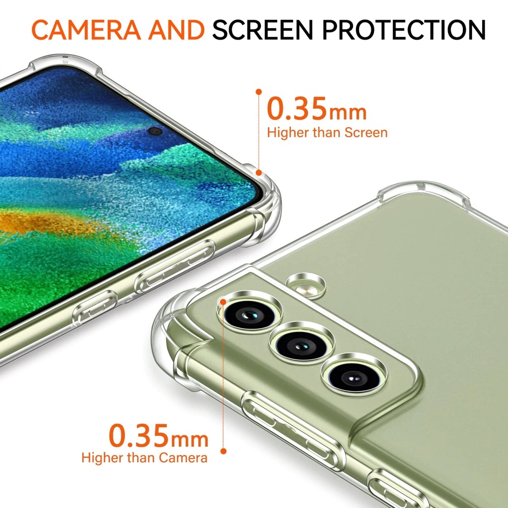 Ốp lưng dành cho SamSung Galaxy S21 FE trong suốt chống sốc