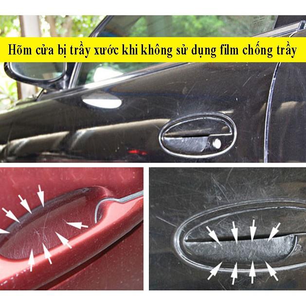 04 miếng phim chống trầy hõm tay nắm cửa ô tô