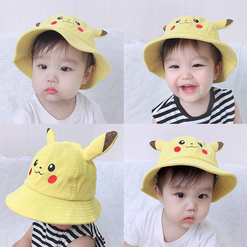 Mũ Pikachu Vành Tròn Dễ Thương Cho Bé