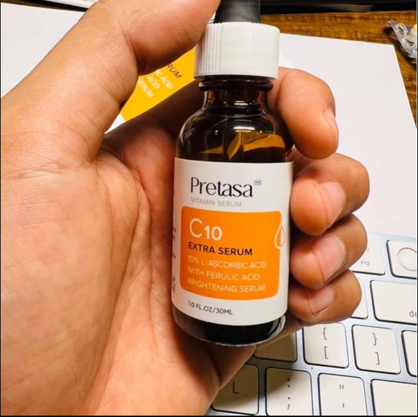 Serum Pretasa Vitamin C C10 - Sáng da- Mờ thâm nám - Dưỡng ẩm sâu cho da