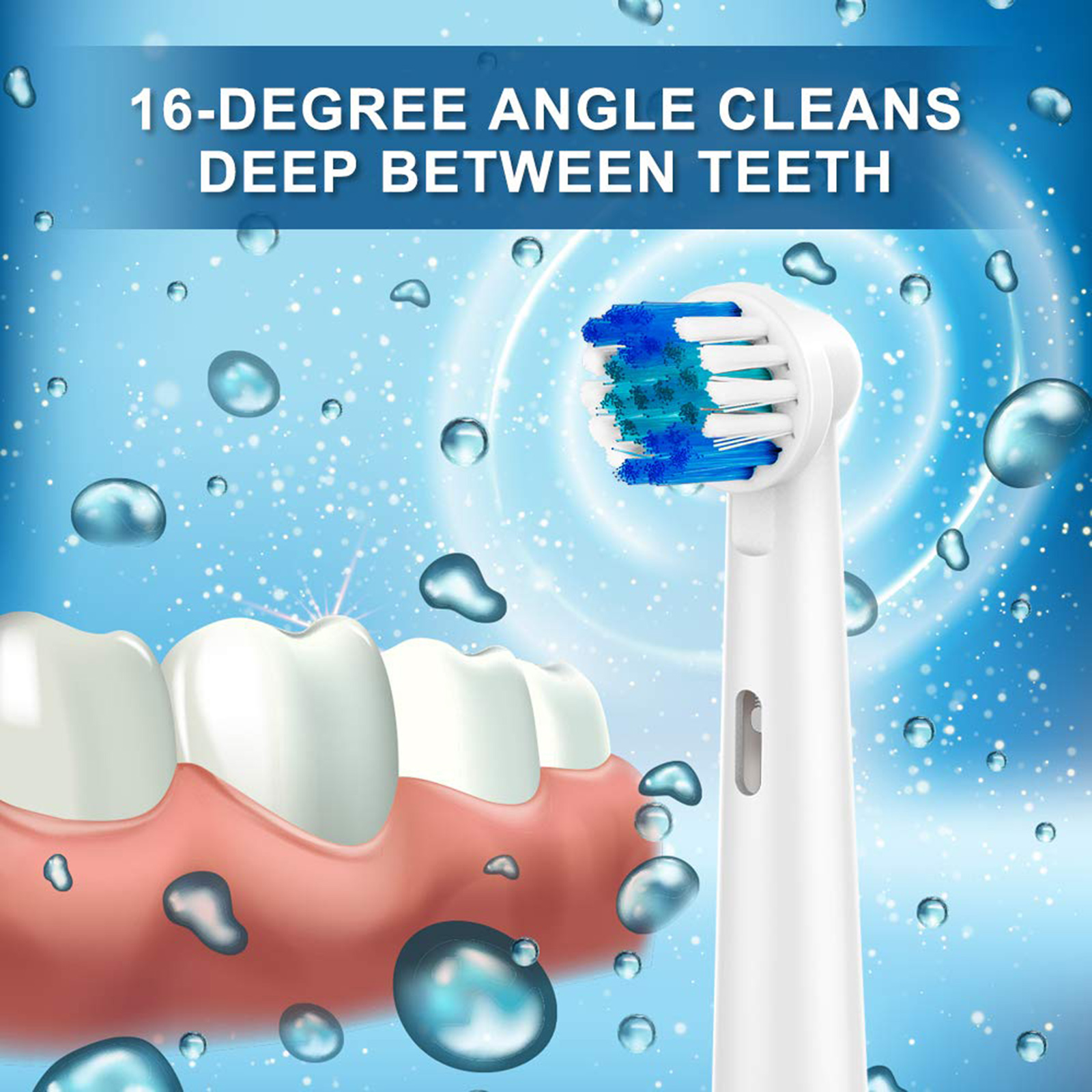 12 Cái Đầu Bàn Chải Đánh Răng Thay Thế Tương Thích Với Bàn Chải Điện Oral B Cho Răng Nhạy Cảm