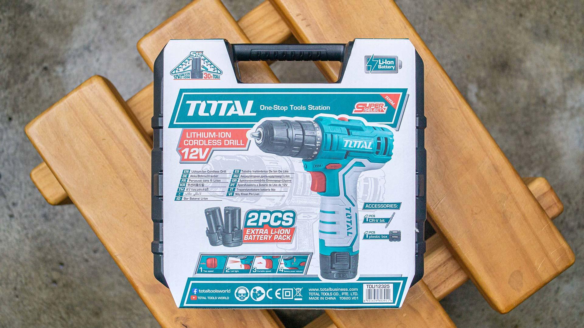MÁY KHOAN DÙNG PIN 12V TOTAL TDLI12325 - HÀNG CHÍNH HÃNG