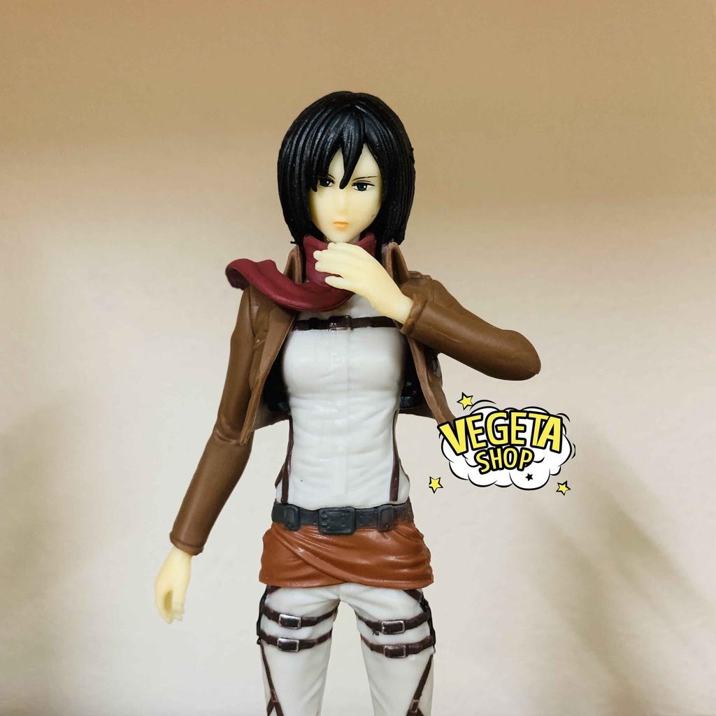 Mô hình Attack On Titan - Mikasa Ackerman - Mikasa trong trang phục Trinh sát binh đoàn - Fullbox 16cm - Đại chiến titan