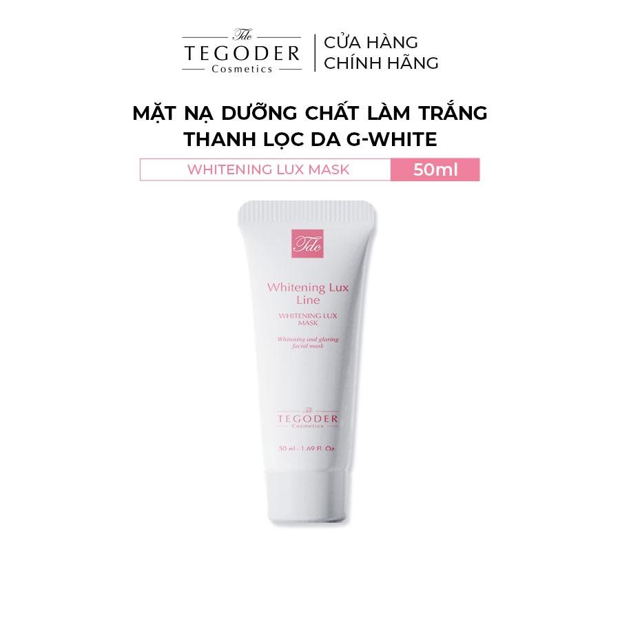 Mặt nạ dưỡng chất làm trắng thanh lọc da G-White Tegoder Whitening lux mask 50 ml mã 1098