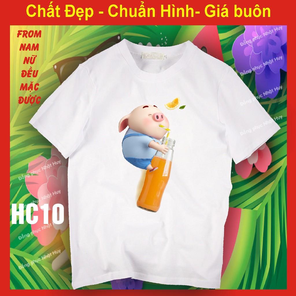 Áo thun heo con ngộ nghĩnh dễ thương 10