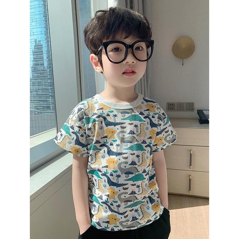 AT41 Size90-150 Áo thun bé trai Thời trang trẻ Em hàng quảng châu