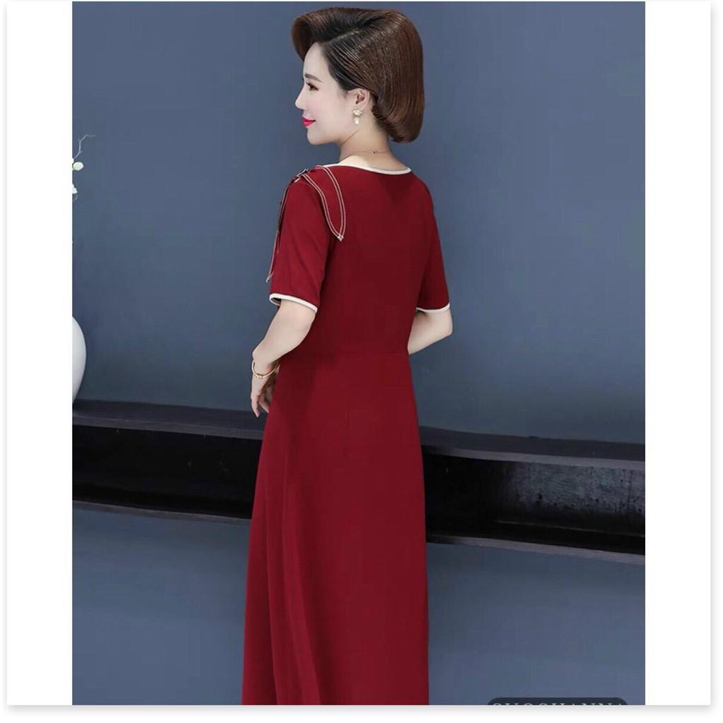 ĐẦM COTTON LẠNH SUÔNG VAI NƠ CÀI PHỤ KIỆN 1HIT1 FASHION
