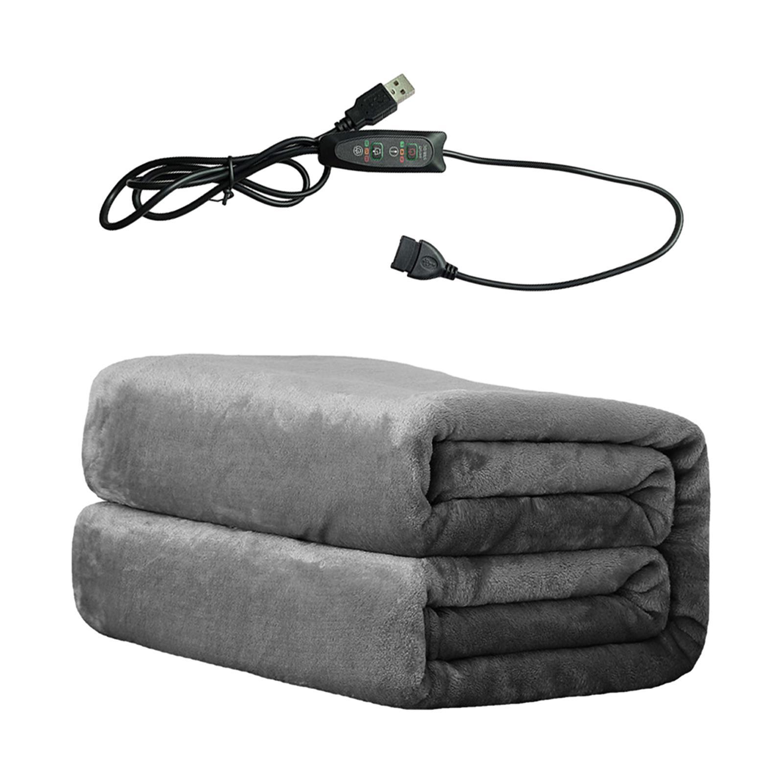 Electric Throw Blanket Portable Heating Blanket for Bedroom Traveling Office