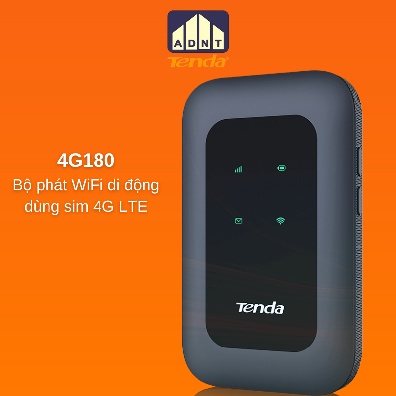 Bộ phát wifi di động sử dụng sim 4G Router 4G180 Tenda hàng chính hãng