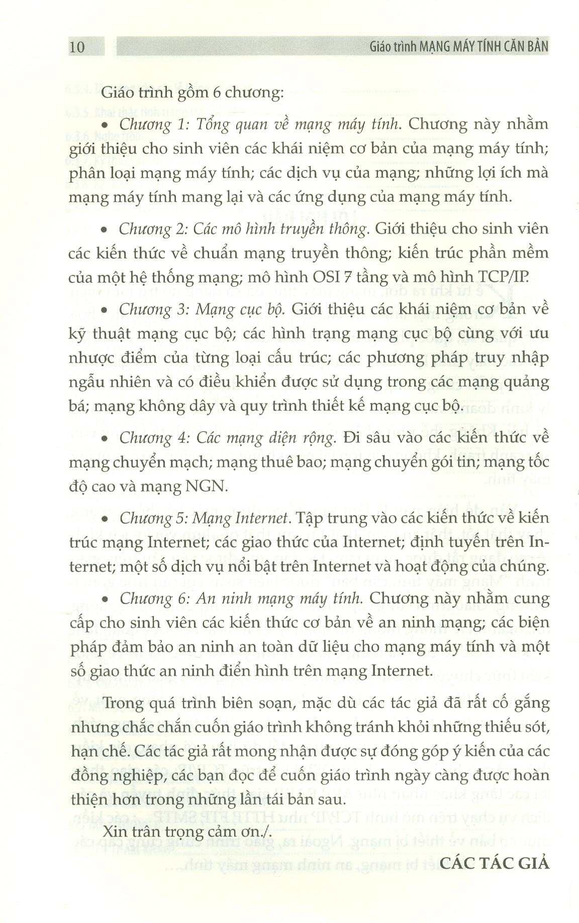 Giáo Trình Mạng Máy Tính Căn Bản