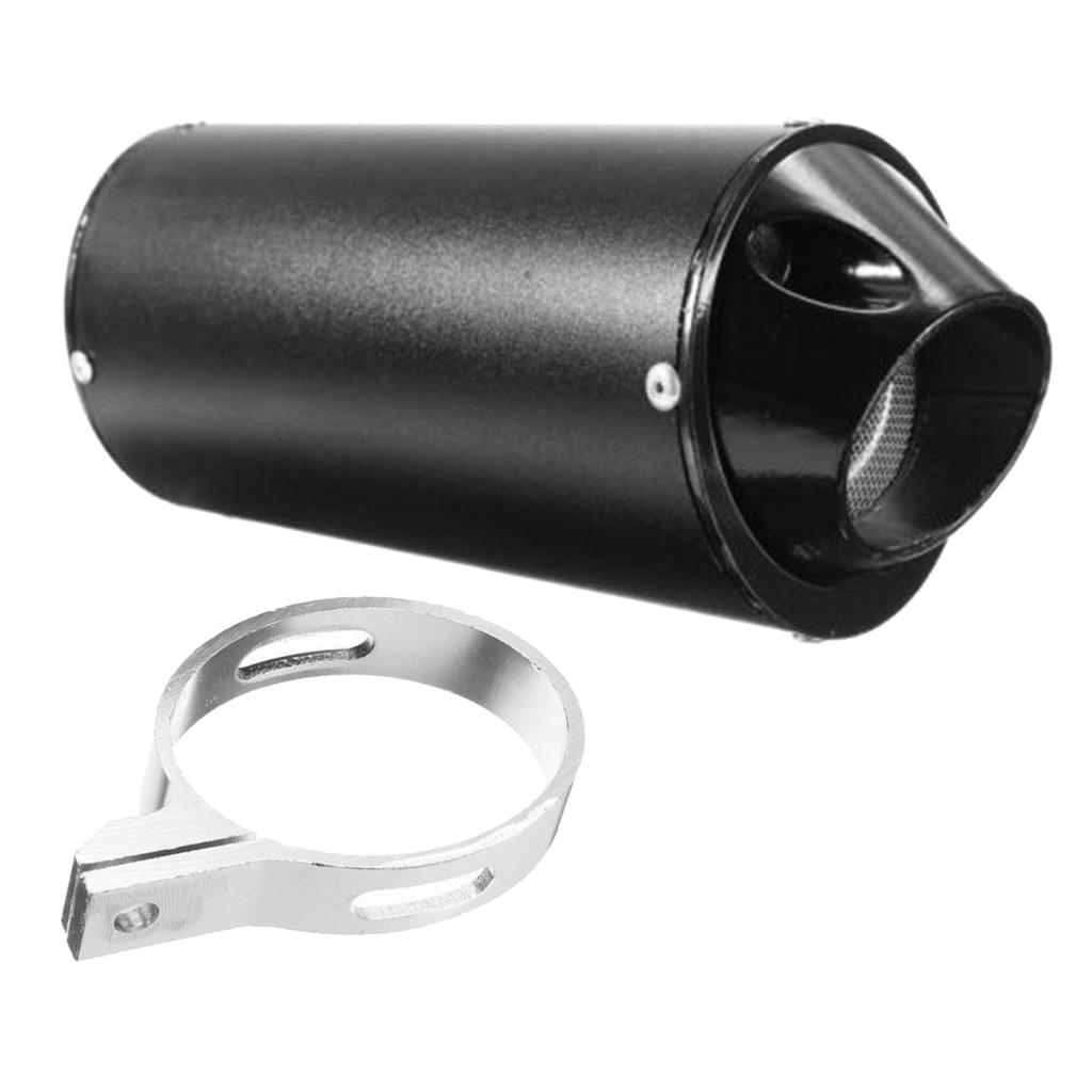 28mm Black Exhaust Pipe Muffler Clamp For 50cc 110 125cc Quad Dirt Bike ATV