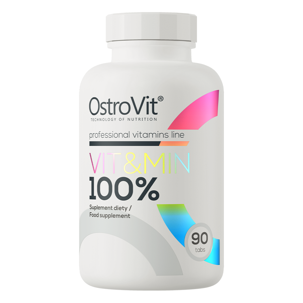 OstroVit VitaMin 100% (90 viên) Viên uống bổ sung Vitamin &amp; Khoáng chất | Nhập khẩu Ba Lan