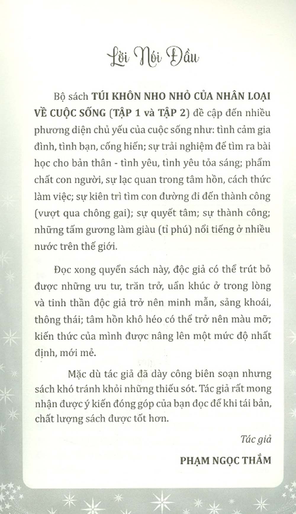 Túi Khôn Nho Nhỏ Của Nhân Loại Về Cuộc Sống - Tập 2