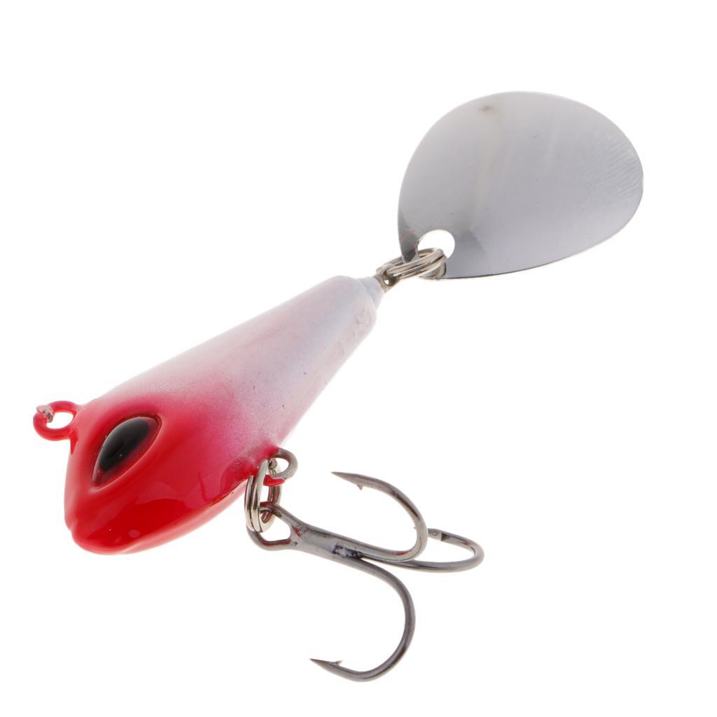 2 Pieces Artificial Metal Hard Sequins Sea Fishing Spoon Lures