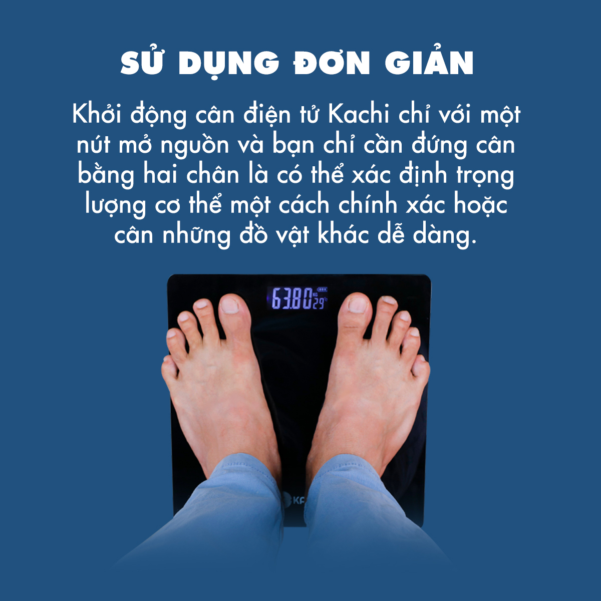 Cân Điện Tử thông minh Kachi MK315 - Hàng chính hãng