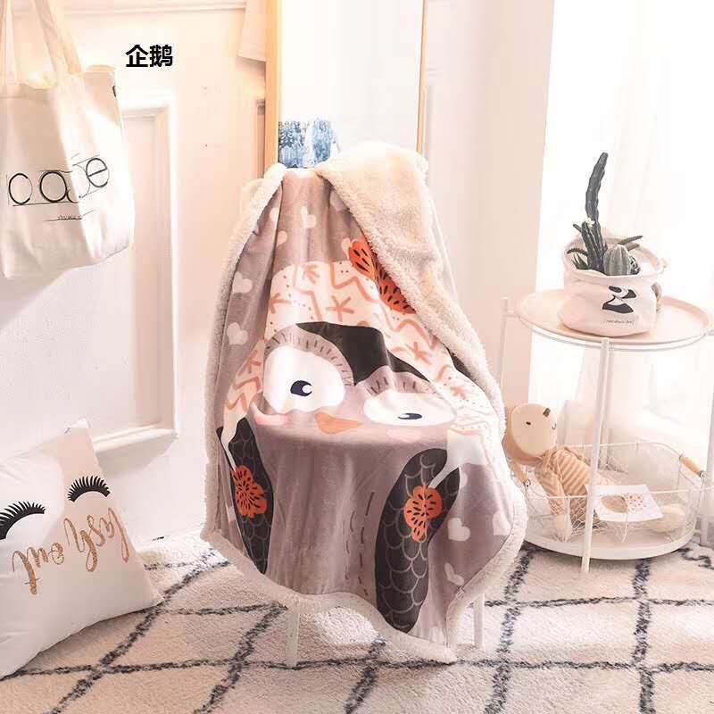 Chăn lông cừu 2 lớp trẻ em TMLC021