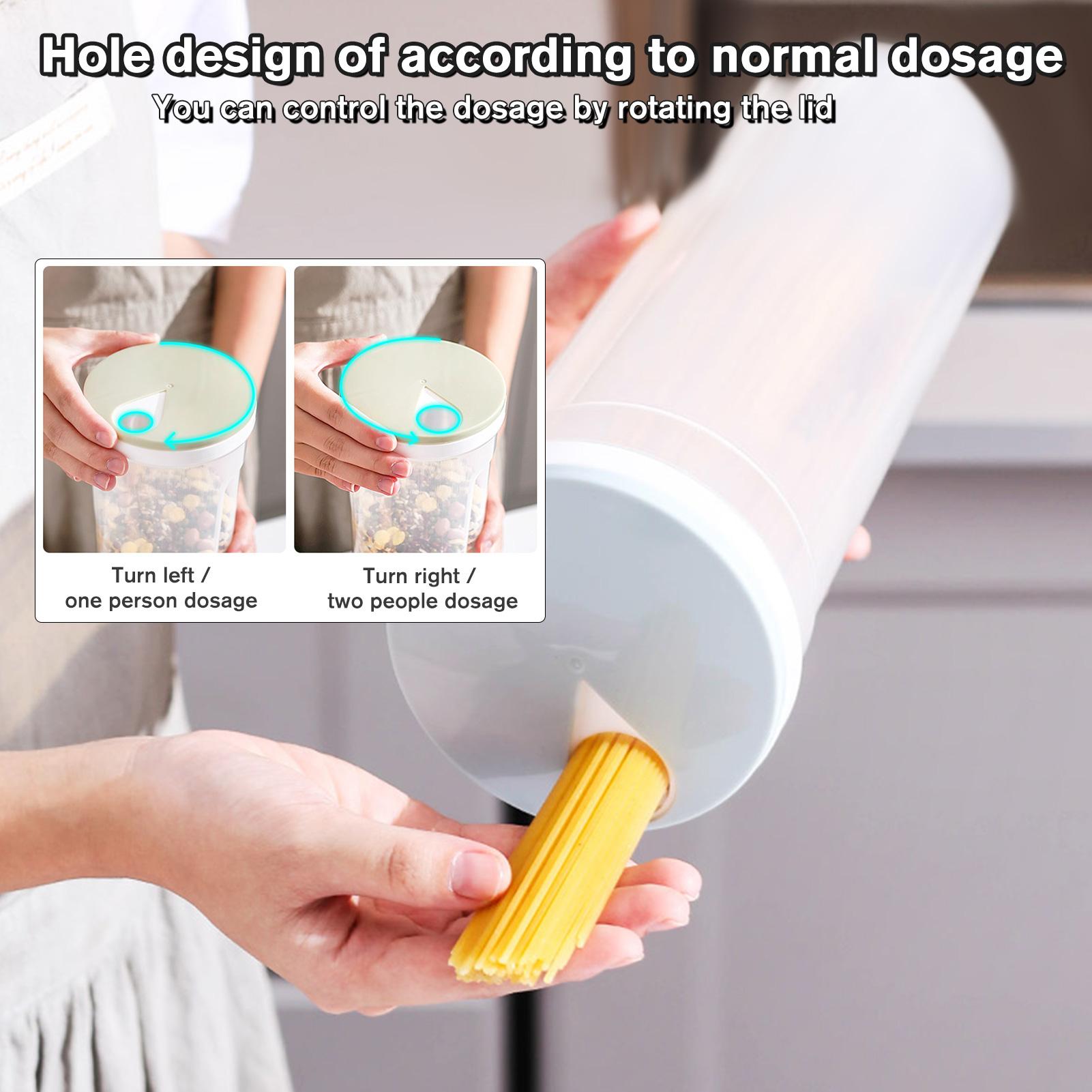 Hộp đựng mì Ý thực phẩm nhà bếp nắp có lỗ xoay điều chỉnh bằng PP độ bền cao chống vỡ