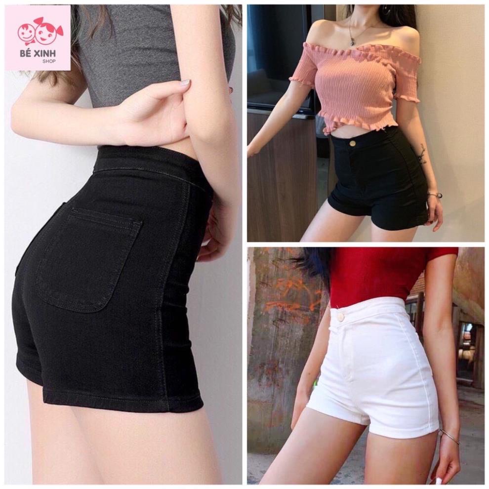 Quần Short Bò giấy Cạp cao Quần bò giấy có BIGSIZE (35-100kg) ,Quần Jeans Đùi,sooc