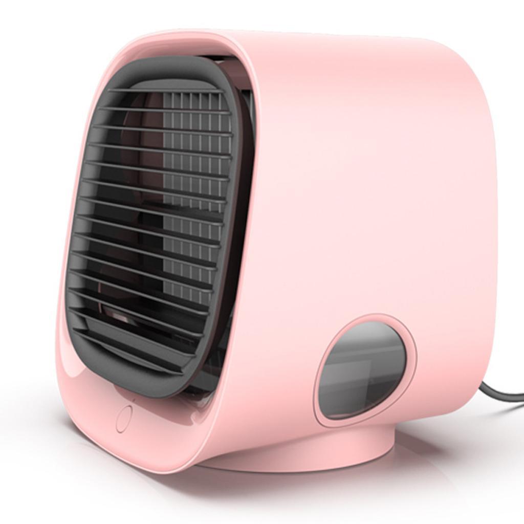 2x Portable Air Cooler Fan Desktop Cooling Air Conditioner Humidifier