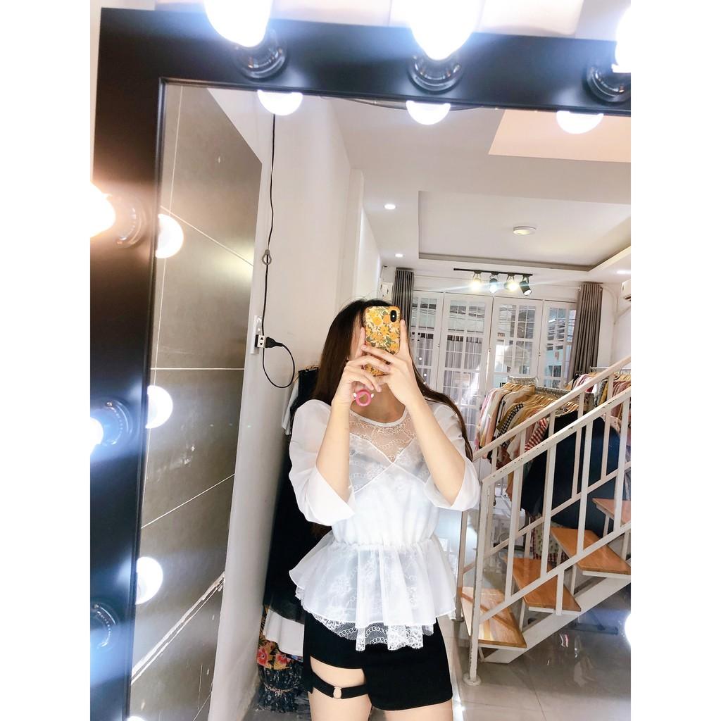 ÁO VOAN CÁT PHỐI REN