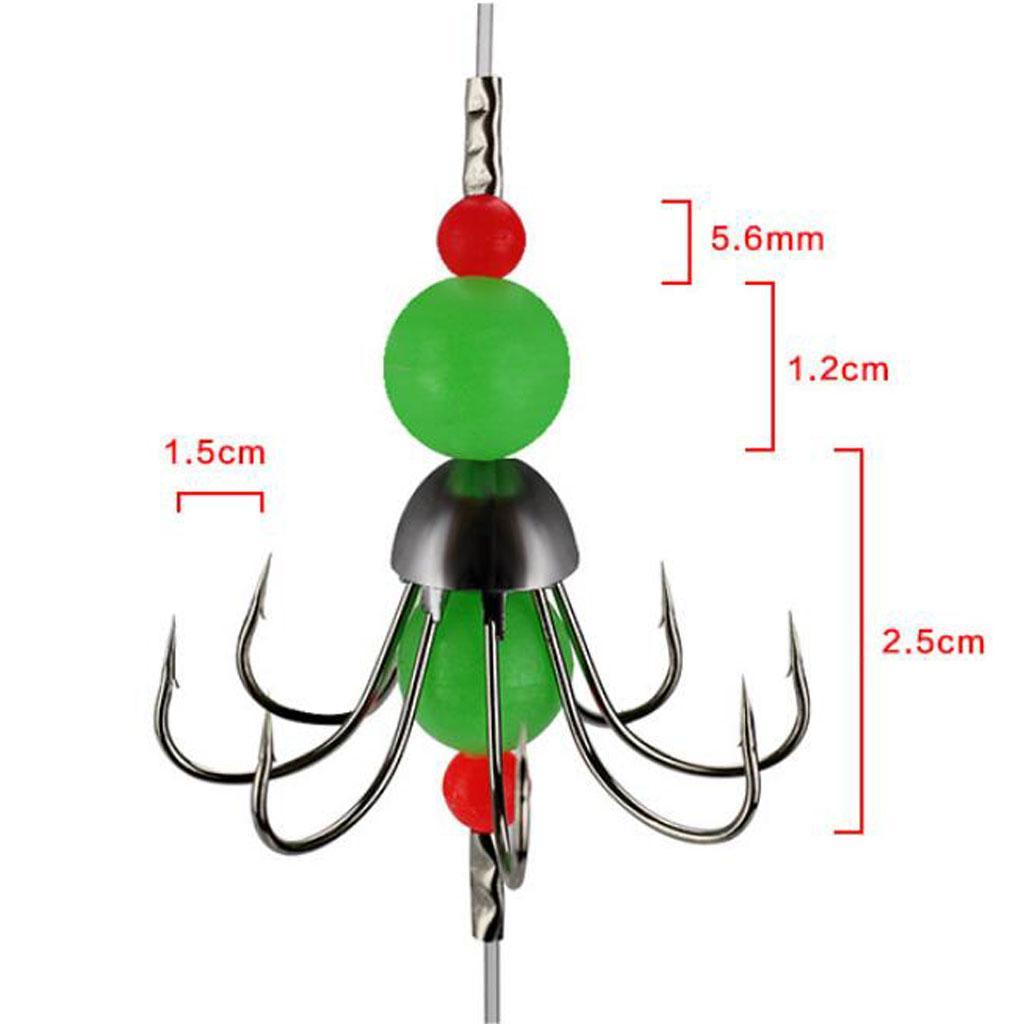 Glow Squid  Rig Fishing Squid  Hard   Hook