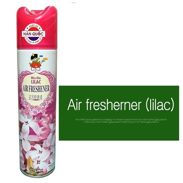 Bộ 2 Chai Xịt Thơm Phòng Khử Mùi Hàn Quốc Hương Tử Đinh Hương 370ml cho xe hơi