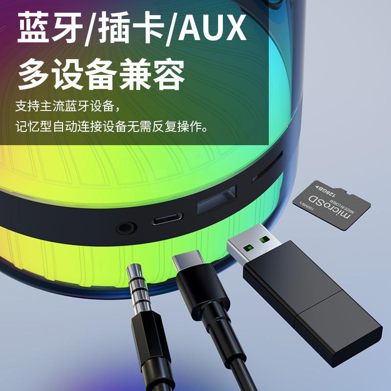 Âm thanh bluetooth sáng tạo thuận lợi nhất loa máy tính thông minh ai thẻ loa siêu trầm âm lượng lớn loa bluetooth không dây