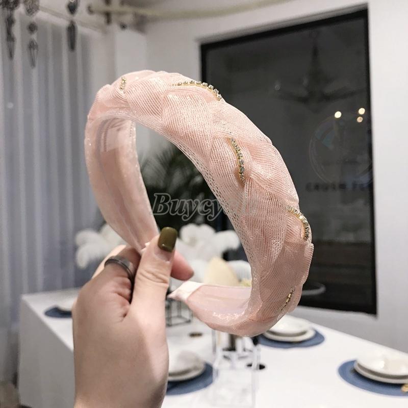Băng đô ren lưới cho cô dâu