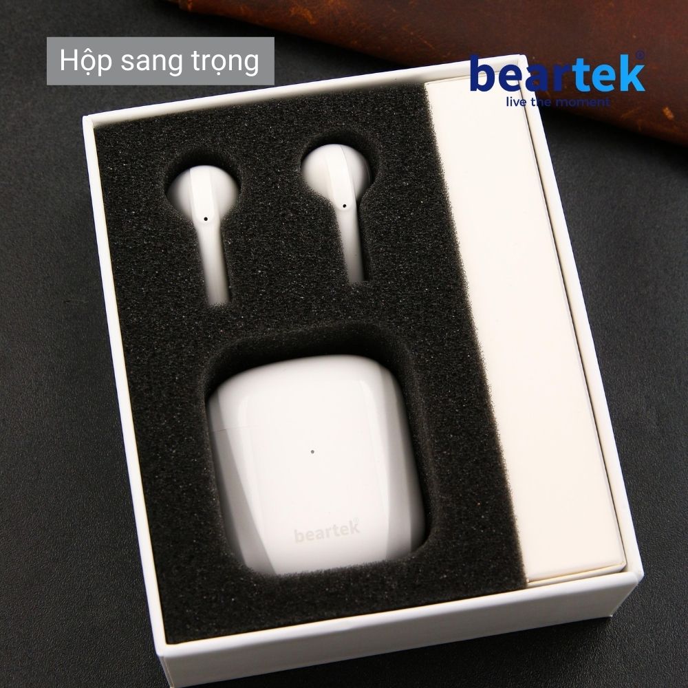 Tai nghe bluetooth không dây Beartek Bearpods B68 True Wireless – Chạm cảm ứng – Thiết kế trẻ trung năng động – Hàng chính hãng