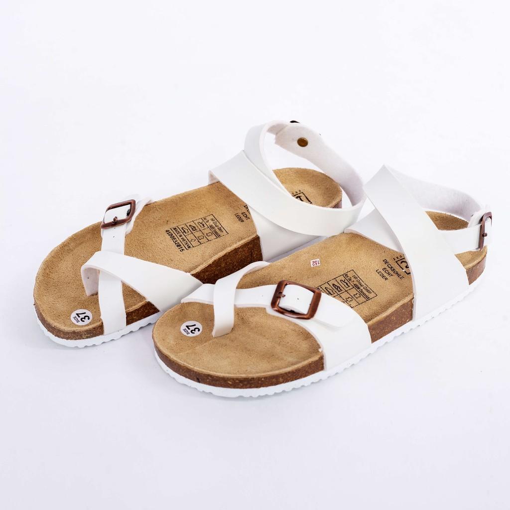 SANDAL UNISEX xỏ ngón quấn cổ chân chất liệu da tổng hợp mã PU16