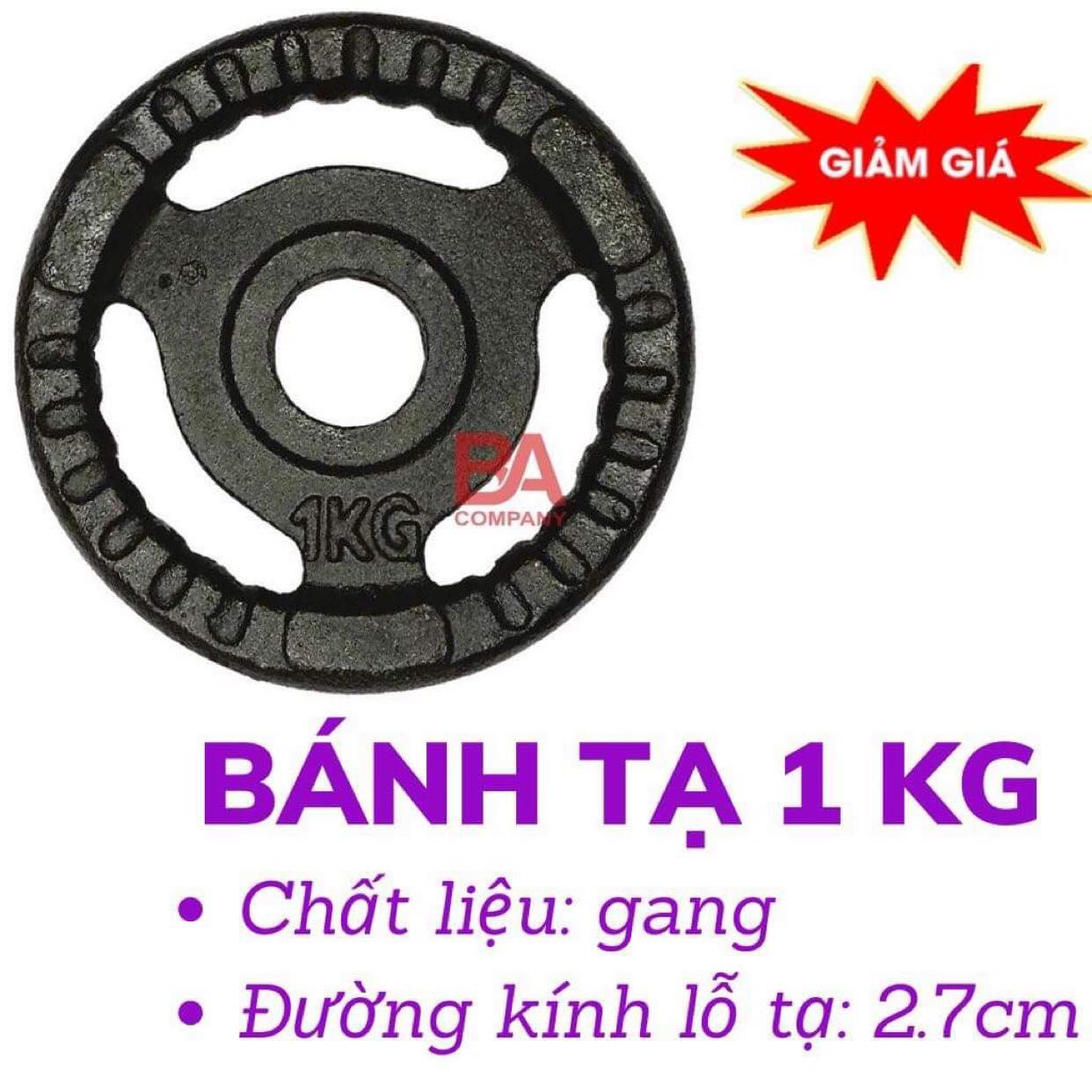 Bánh tạ gang 2kg/ Tạ miếng 2kg