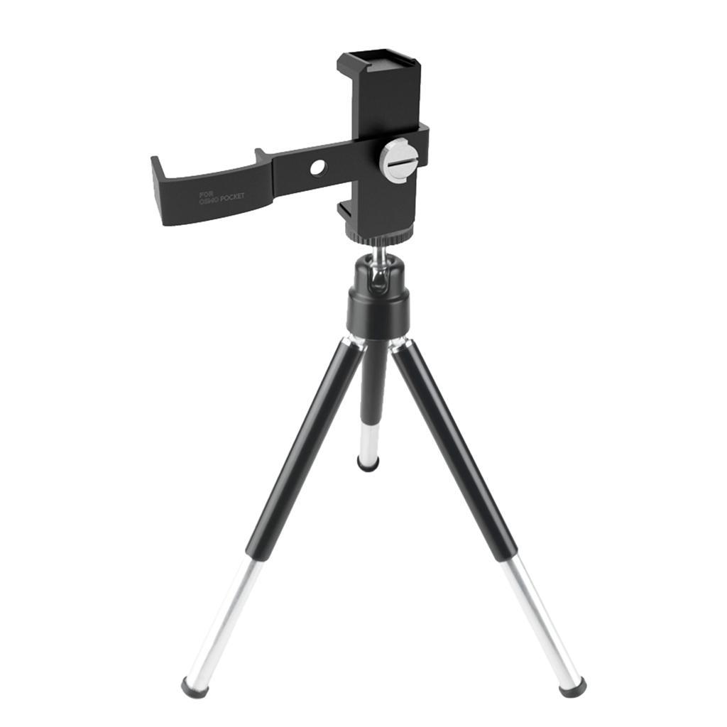 Tripod Mount Bracket Phone Holder Clip For Pocket Gimbal Cameras