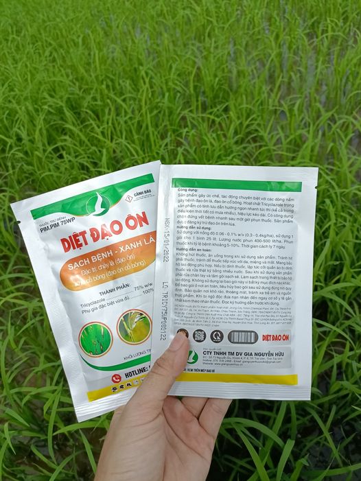 THUỐC DIỆT ĐẠO ÔN LÁ, ĐẠO ÔN CỔ BÔNG - DIỆT ĐẠO ÔN 25G