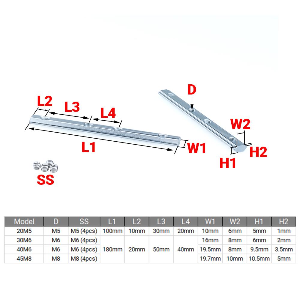 10 Chiếc 180 Độ Nhôm Đùn Hồ Sơ Thẳng Khớp Bên Trong Đầu Nối Phụ Kiện Dải Cho 20 30 40 45 Series Alu Hồ Sơ