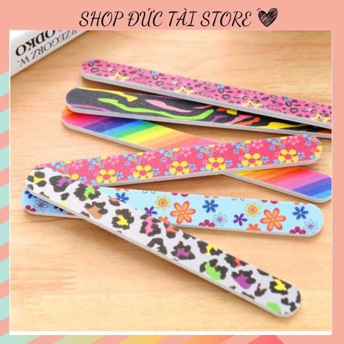 Dũa Móng Tay 2 Mặt Họa Tiết, Phao Chà Móng Tay Dài 18cm 88138 Shop Đức Tài Store