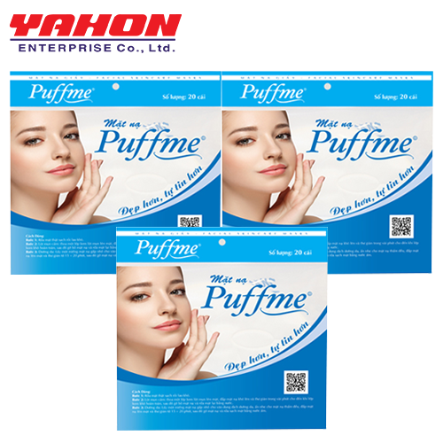 Combo 6 Bao Mặt Nạ Khô PUFFME 20 Miếng/Bao