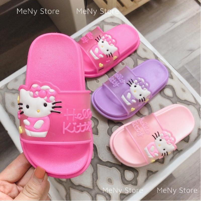 Dép lê Hello Kitty quai ngang đế mềm thời trang, dễ thương cho bé gái XNY-8839