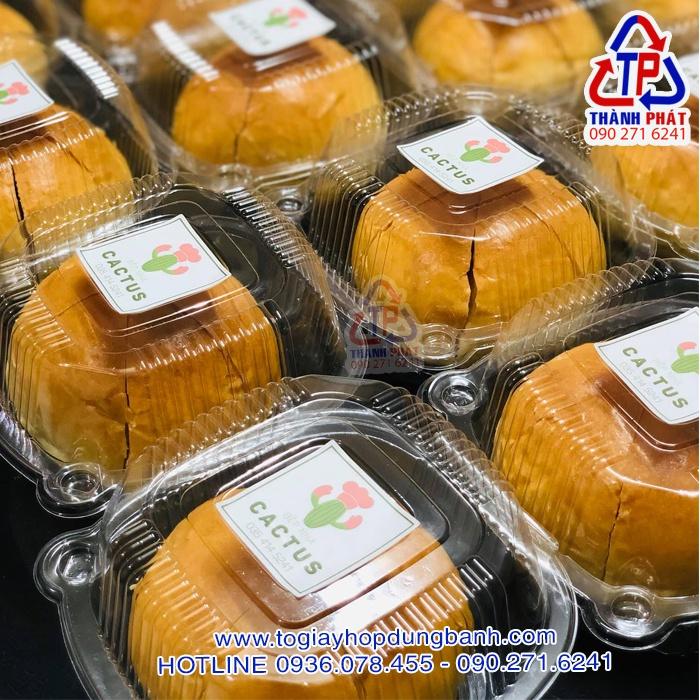 50c Hộp H128 nút gài đựng humburger , đựng xôi, bánh bao , bánh mì ngọt