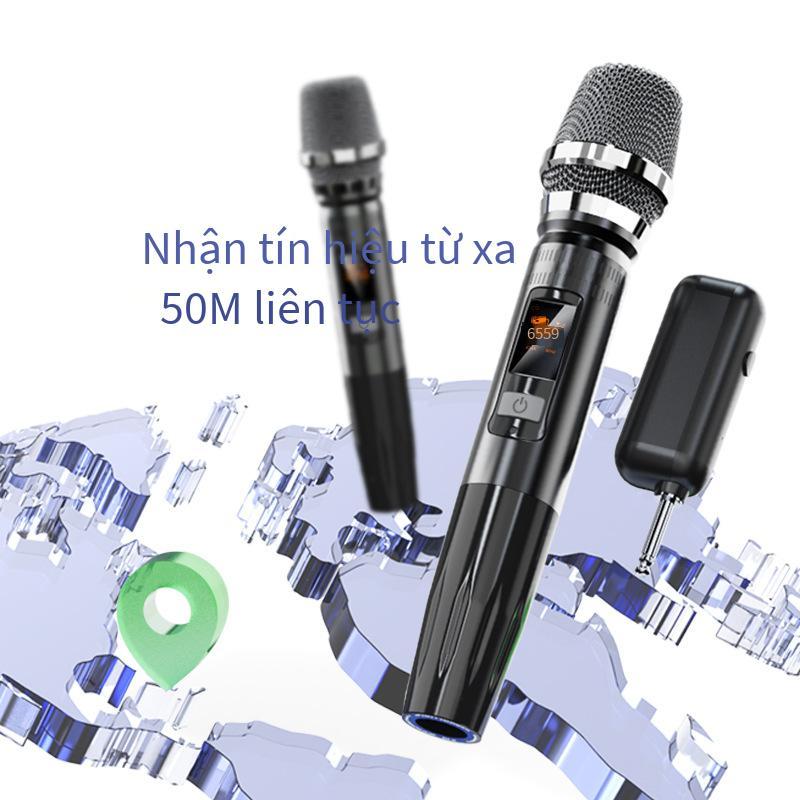 Phong cách mới nhất micro không dây đa năng hát tại nhà một trong hai karaoke quốc gia bluetooth âm thanh sân khấu chuyên nghiệp micro cầm tay