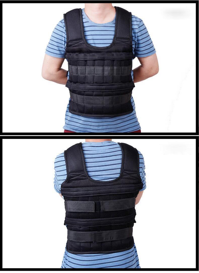 Áo đựng tạ thể lực 10KG thích hợp tập thể dục, chạy bộ, tập võ - Vest weight 10kg