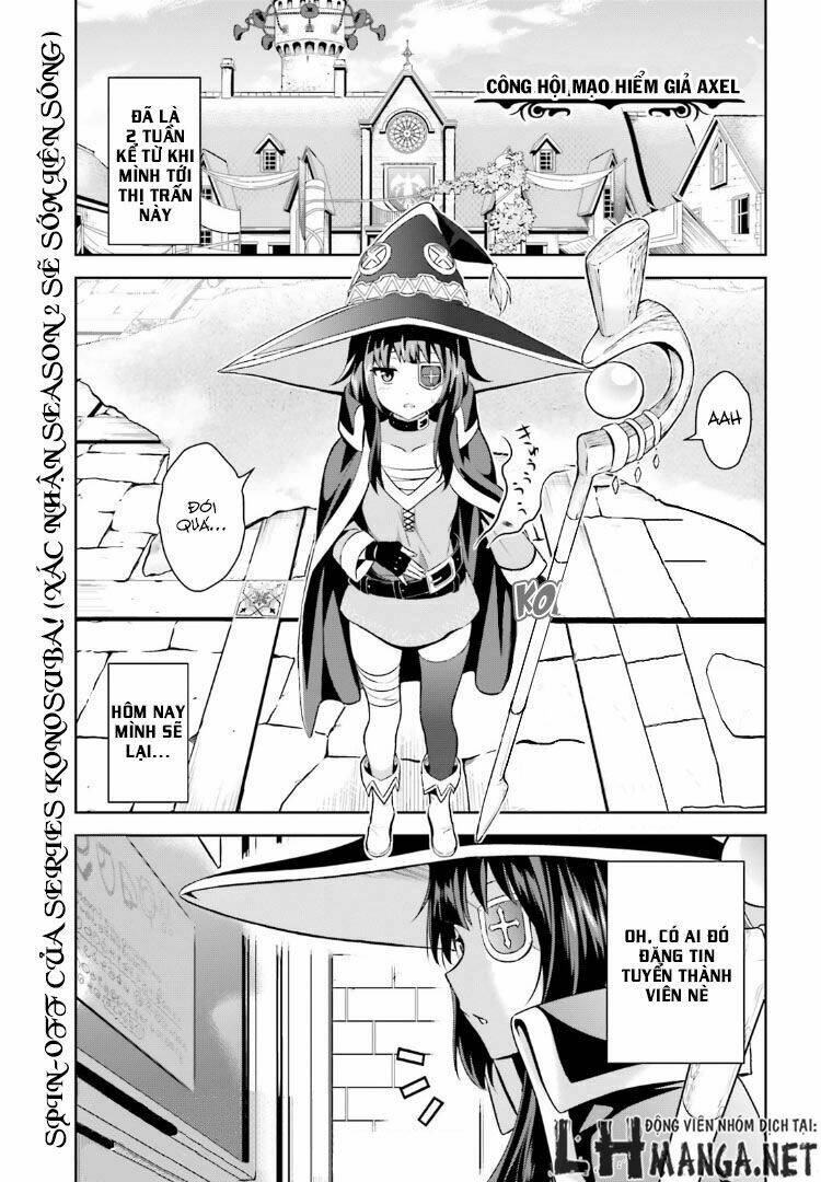 phước lành cho thế giới - ngoại truyện megumin chapter 0 1
