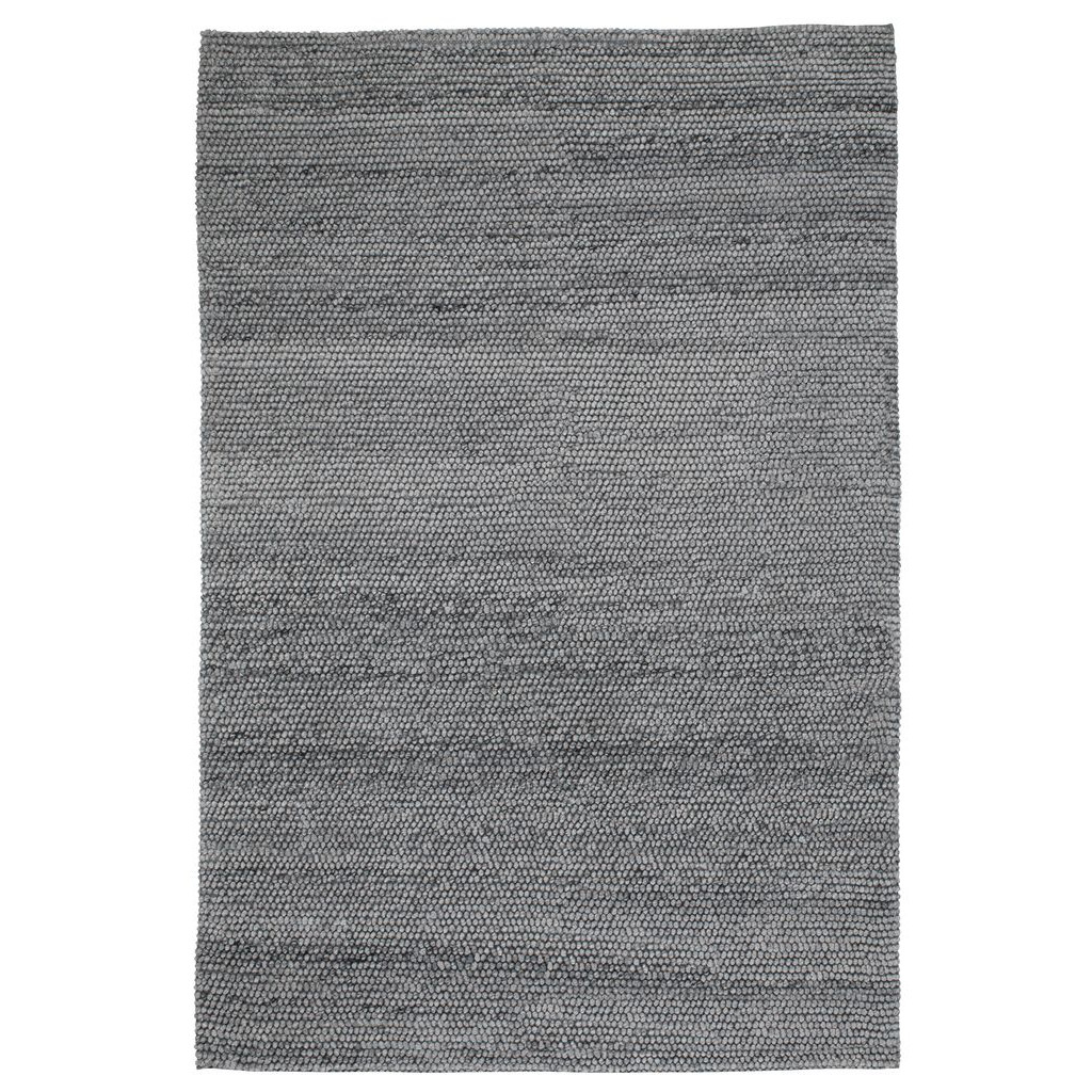 Thảm phòng khách JYSK Rabbesiv polyester màu xám