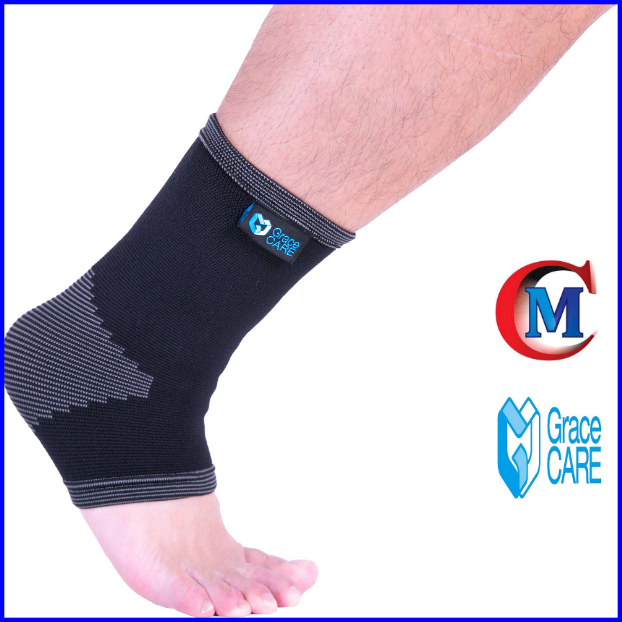 Đai hỗ trợ bảo vệ cổ chân, mắt cá chân, Grace Care AB120 thành phần có sợi than tre cao cấp