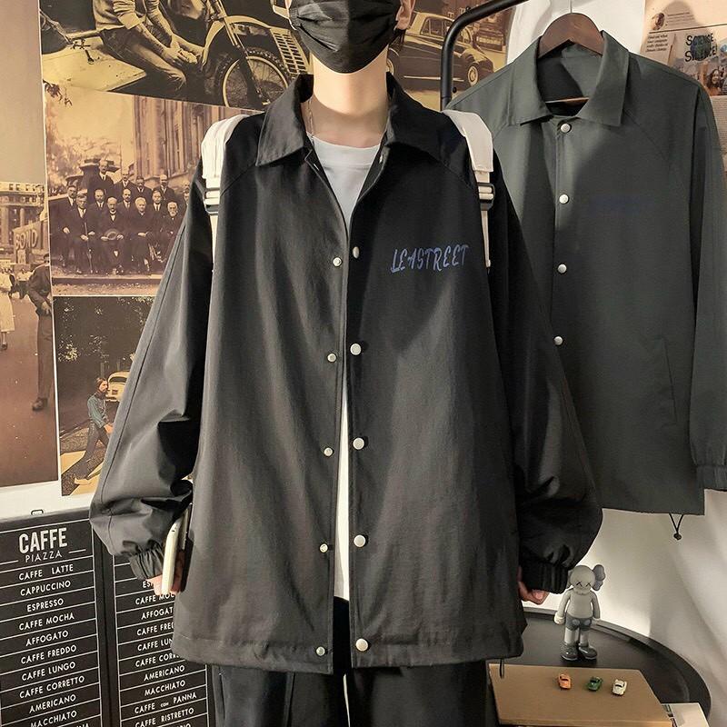 Áo Khoác Jacket Bomber/ Áo khoác dù sơmi in DAOFENG 3D Unisex Form Rộng Nam Nữ ulzzang KUN