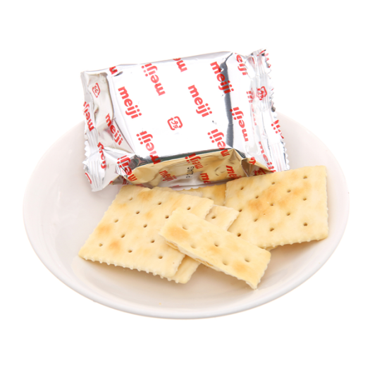 Bánh Meiji Plain Crackers With Oat 104gr