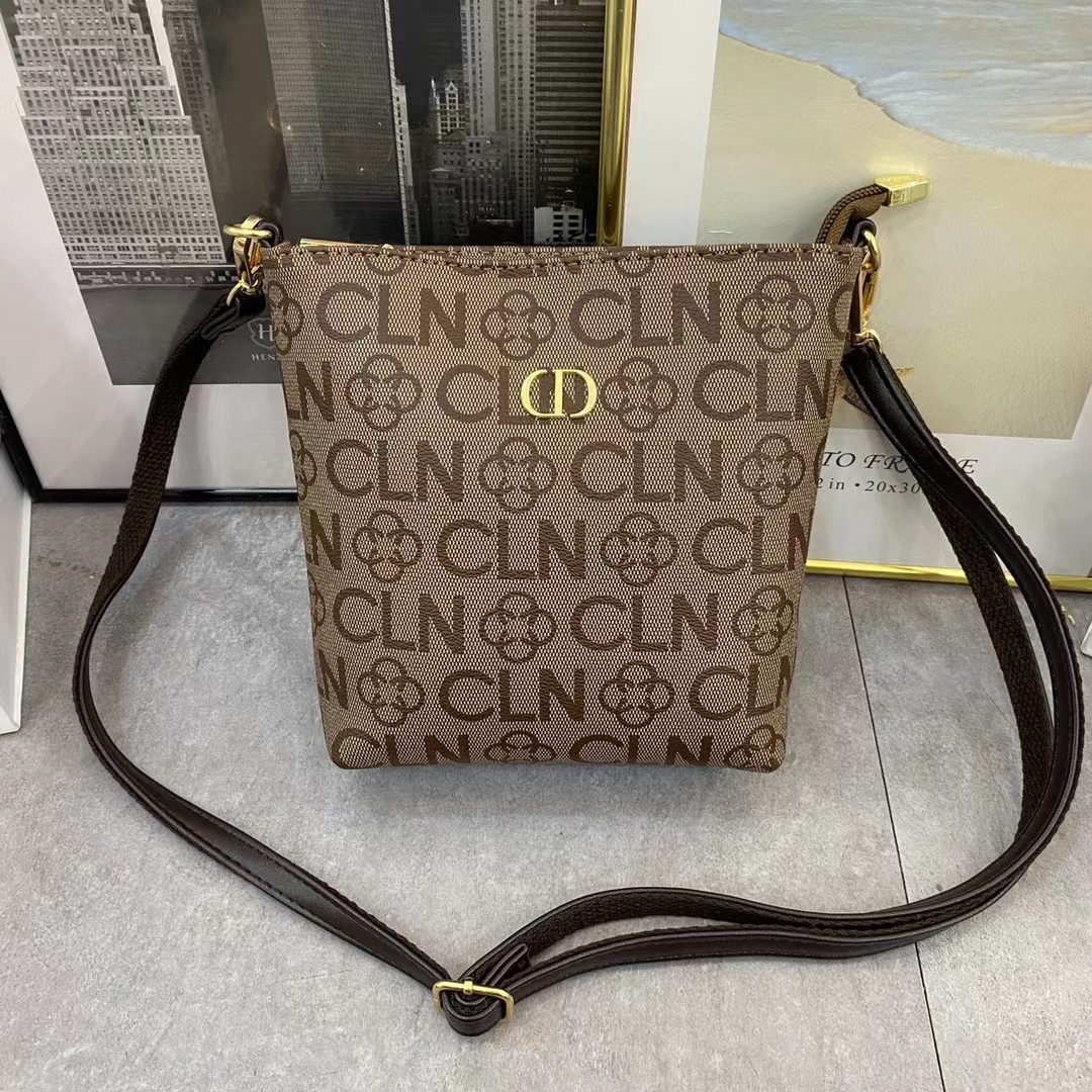 Túi đeo chéo nữ da mềm form vuông họa tiết monogram thời trang vintage da PU cao cấp 1162